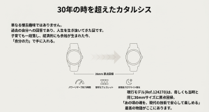 エクスプローラー1 36mm原点回帰 Ref.124270とRef.14270の比較