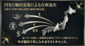 円安と海外流出によるロレックス国内在庫減少のメカニズム図