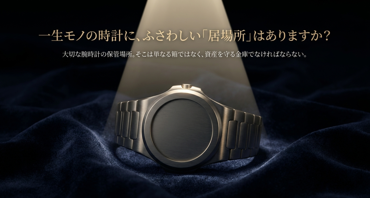 一生モノの時計にふさわしい保管場所と資産を守る金庫の重要性